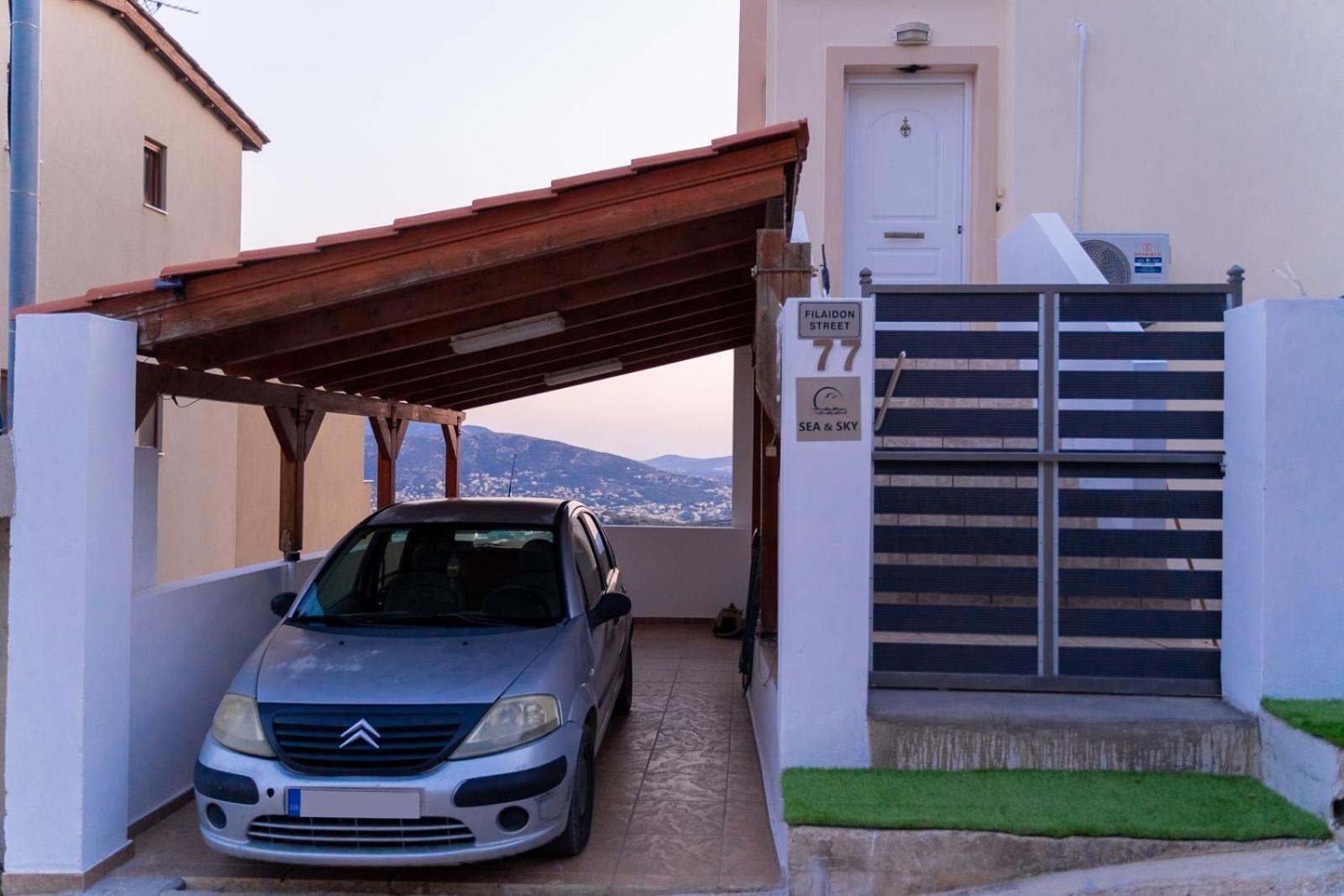 Ferienwohnung Sea & Sky By Valeria Near The Airport Pórto Ráfti Exterior foto